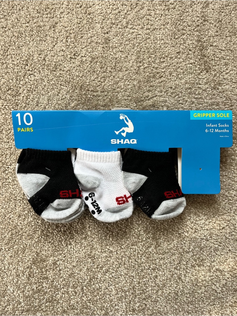 3/$10 or 5/$15 Infant Gripper Socks (7 Pairs)